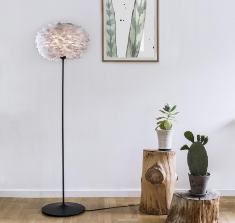 Торшер Champagne black, 38х140 см. 1,5 см.. PVC провод с вилкой Umage