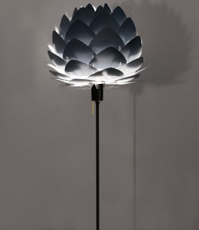 Торшер Champagne black, 38х140 см. 1,5 см.. PVC провод с вилкой Umage