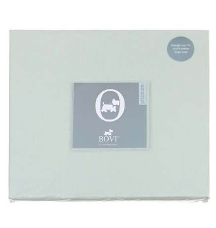 Простыня прямая (PB), перкаль, 220x240см. салатовый, BOVI