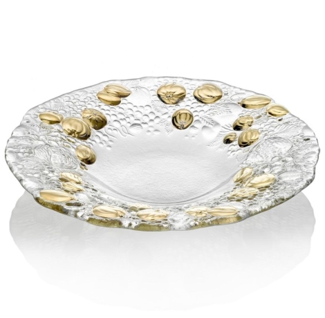 Тарелка A night in Palmira, 38 см. Gold IVV