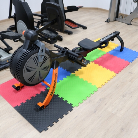 Маты - пазлы для фитнесса и тренажеров, 1 элемент ЖЕЛТЫЙ, НОВИНКА