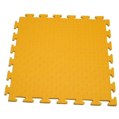 Маты - пазлы для фитнесса и тренажеров, 1 элемент ЖЕЛТЫЙ, НОВИНКА