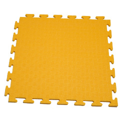Маты - пазлы для фитнесса и тренажеров, 1 элемент ЖЕЛТЫЙ, НОВИНКА