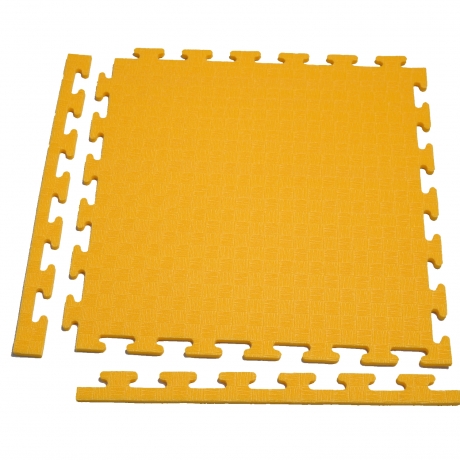 Маты - пазлы для фитнесса и тренажеров, 1 элемент ЖЕЛТЫЙ, НОВИНКА