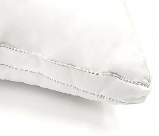 Подушка мягкая из гусиного пуха "Серебряная мечта", 50х68 см. подходит детям, Natures