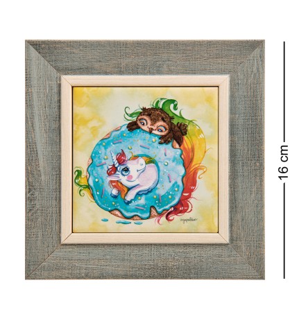 SZ-453 Панно керамическое "Прекрасная мечта" 10х10