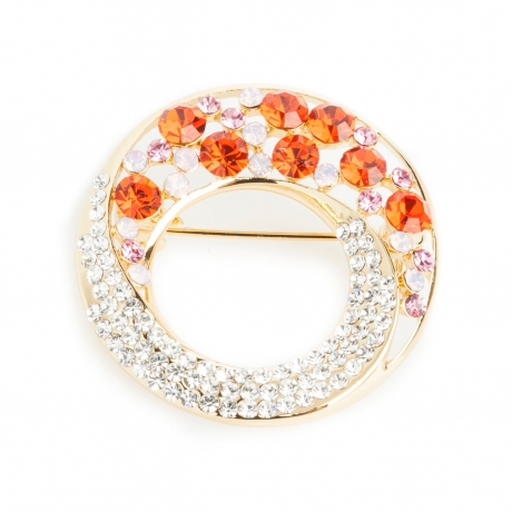 Брошь Круг FAN-06548.11 BR Shadore