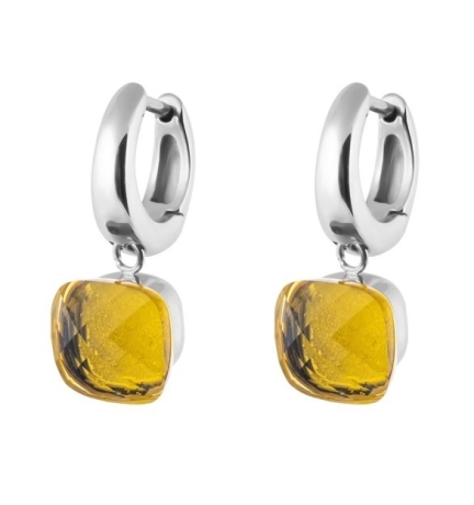 Серьги Firenze light topaz 300327 BR/S Qudo