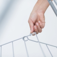 Трехъярусная напольная сушилка (23 м навески), Серый металлик Brabantia