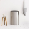Мусорный бак Touch Bin New (40 л), Стальной матовый Brabantia