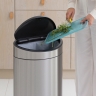 Мусорный бак Touch Bin New (40 л), Стальной матовый Brabantia