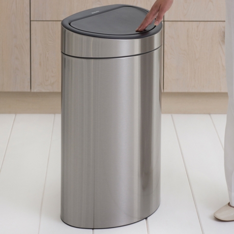Мусорный бак Touch Bin New (40 л), Стальной матовый Brabantia
