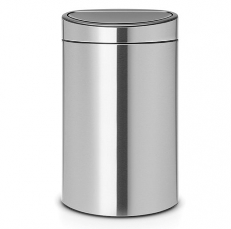 Мусорный бак Touch Bin New (40 л), Стальной матовый Brabantia