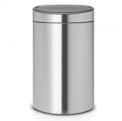 Мусорный бак Touch Bin New (40 л), Стальной матовый Brabantia