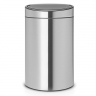 Мусорный бак Touch Bin New (40 л), Стальной матовый Brabantia