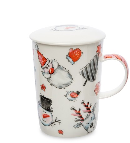 JK-270 Кружка "Новый год" (Capodanno Pavone)