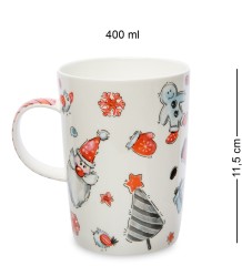 JK-270 Кружка &quot;Новый год&quot; (Capodanno Pavone)