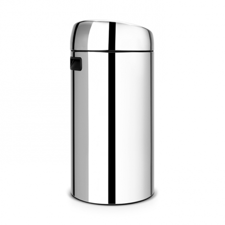 Двухсекционный мусорный бак Touch Bin (2х20 л), Стальной полированный Brabantia