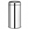 Двухсекционный мусорный бак Touch Bin (2х20 л), Стальной полированный Brabantia
