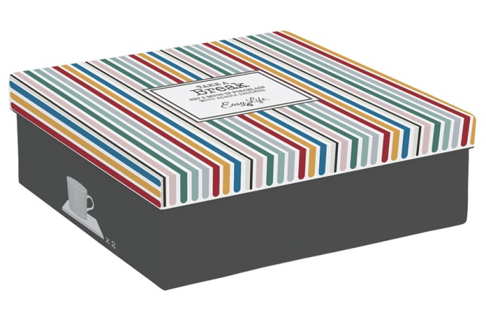 Набор из 2-х кружек Время отдыха, красная и серая, 0,38 л. Easy Life