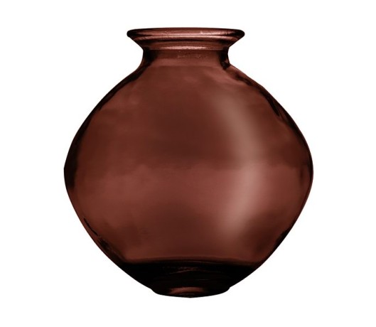 Ваза Neon, тёмно-коричневая, 26 см. SAN MIGUEL