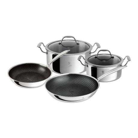 Набор посуды 6 предметов, серебристый-черный, Eternal Berlinger Haus