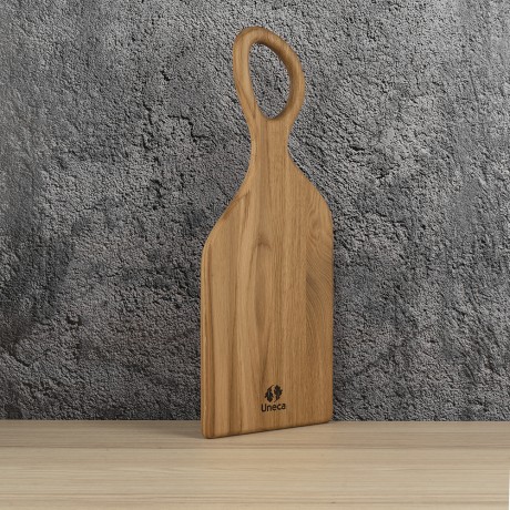 Доска разделочная дубовая, 41х15х1.5 см. Uneca