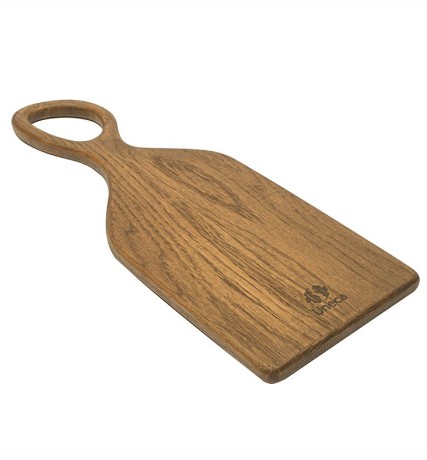 Доска разделочная дубовая, 41х15х1.5 см. Uneca
