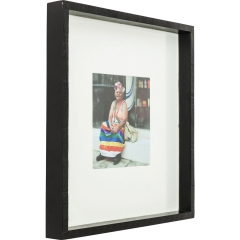 Картина Cuba Life, 40х40х5 см. Бумага, Стекло, Сосна, МДФ, Мультиколор