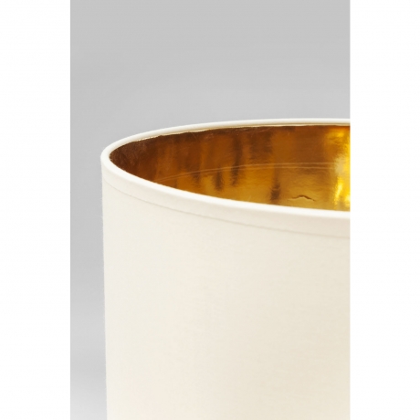 Лампа настольная Diamond, коллекция "Бриллиант" 30*60,5*30, Доломит, Полиэстер, Хлопок, Белый