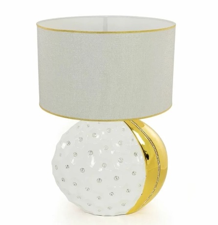 Лампа настольная, 74 см. TOKIO, керамика, swarovski