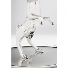 Этажерка декоративная Bunny, коллекция "Банни" 34*44*34, Алюминий, Серебряный