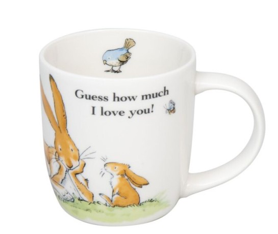 Набор детской посуды "Угадай, как сильно я тебя люблю" Koenitz
