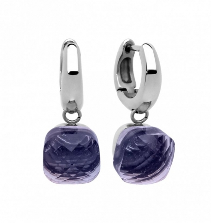 Серьги Firenze tanzanite 300117 V/S Qudo