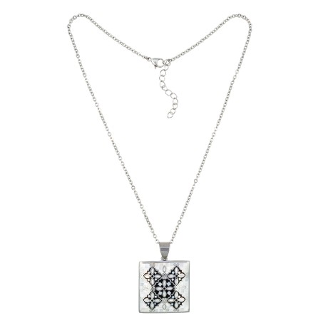 Колье ENAMEL BLACK Fiore Luna