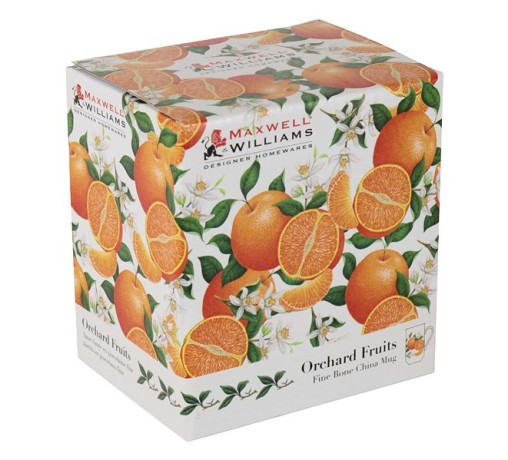 Чашка с блюдцем Апельсин, 480 мл. Maxwell & Williams