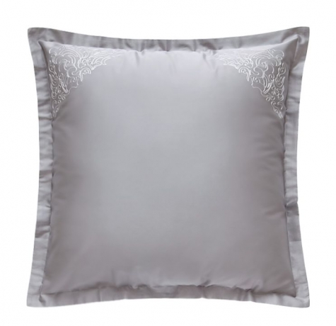 Комплект постельного белья "CASTELLO", сатин, 200х220+240x260+2(50х70) см. серый