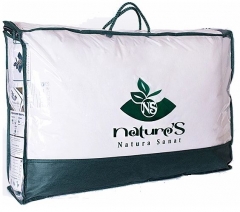 Подушка средняя из гусиного пуха "Серебряная мечта", 50х68 см. Natures