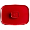 Крышка большая Emile Henry, 30,5x22,5x3 см. к форме, цвет гранат