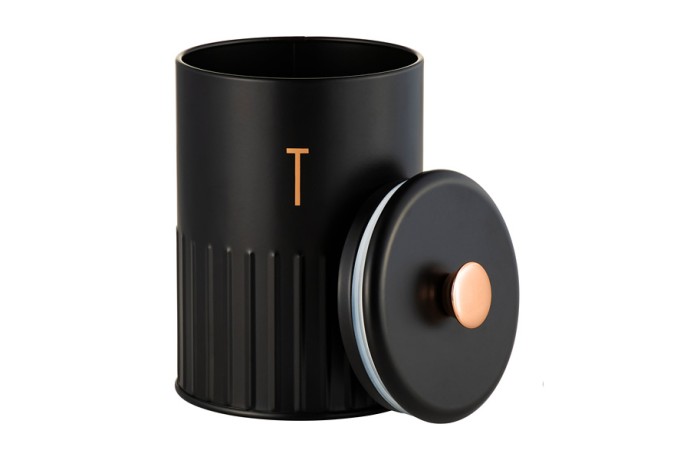 Набор банок для сыпучих продуктов Astor, чёрные, 1,45 л. 3 шт. Maxwell & Williams