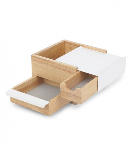 Шкатулка для украшений Stowit Mini белая, Umbra