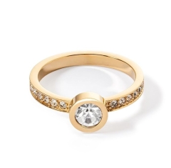 Кольцо Crystal-Gold 18 мм 0228/40-1816 56 Coeur de Lion