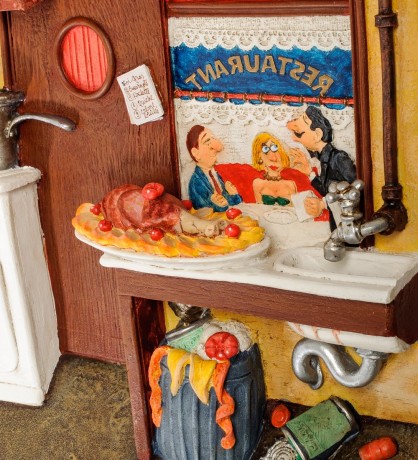 FO-85704 Миниатюра "Изысканная кухня"(Fine Dining.Forchino)