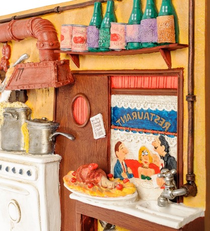 FO-85704 Миниатюра "Изысканная кухня"(Fine Dining.Forchino)