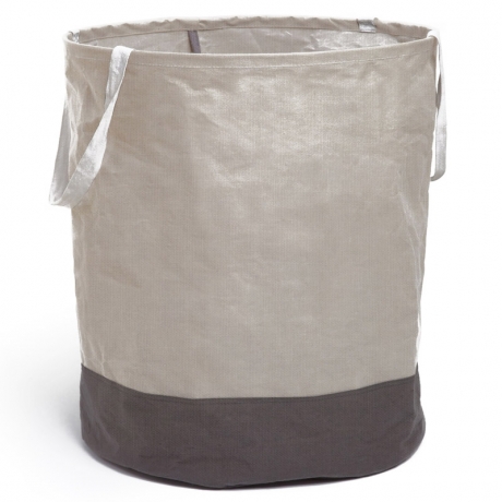 Корзина для белья Crunch большая, серая, Umbra