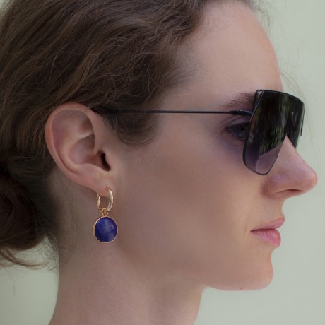 Серьги NATURAL LAPIS
