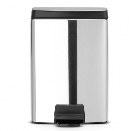 Прямоугольный мусорный бак (10л), Матовая сталь Brabantia