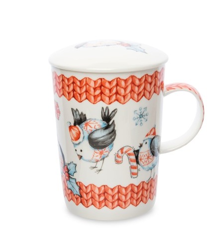 JK-271 Кружка "Снегири" (Сiuffolotto Pavone)