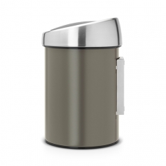 Мусорный бак Brabantia Touch Bin (3л), Платиновый Brabantia