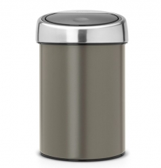 Мусорный бак Brabantia Touch Bin (3л), Платиновый Brabantia